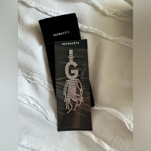 Retrofete Alphabet Earring Initial G